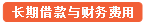   长期借款与财务费用